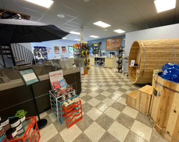 Pool and spa supply store